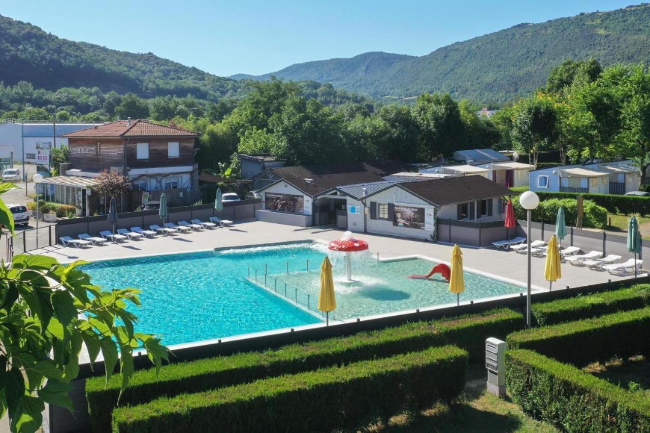 mobil-home du lac de Foix Extérieur photo